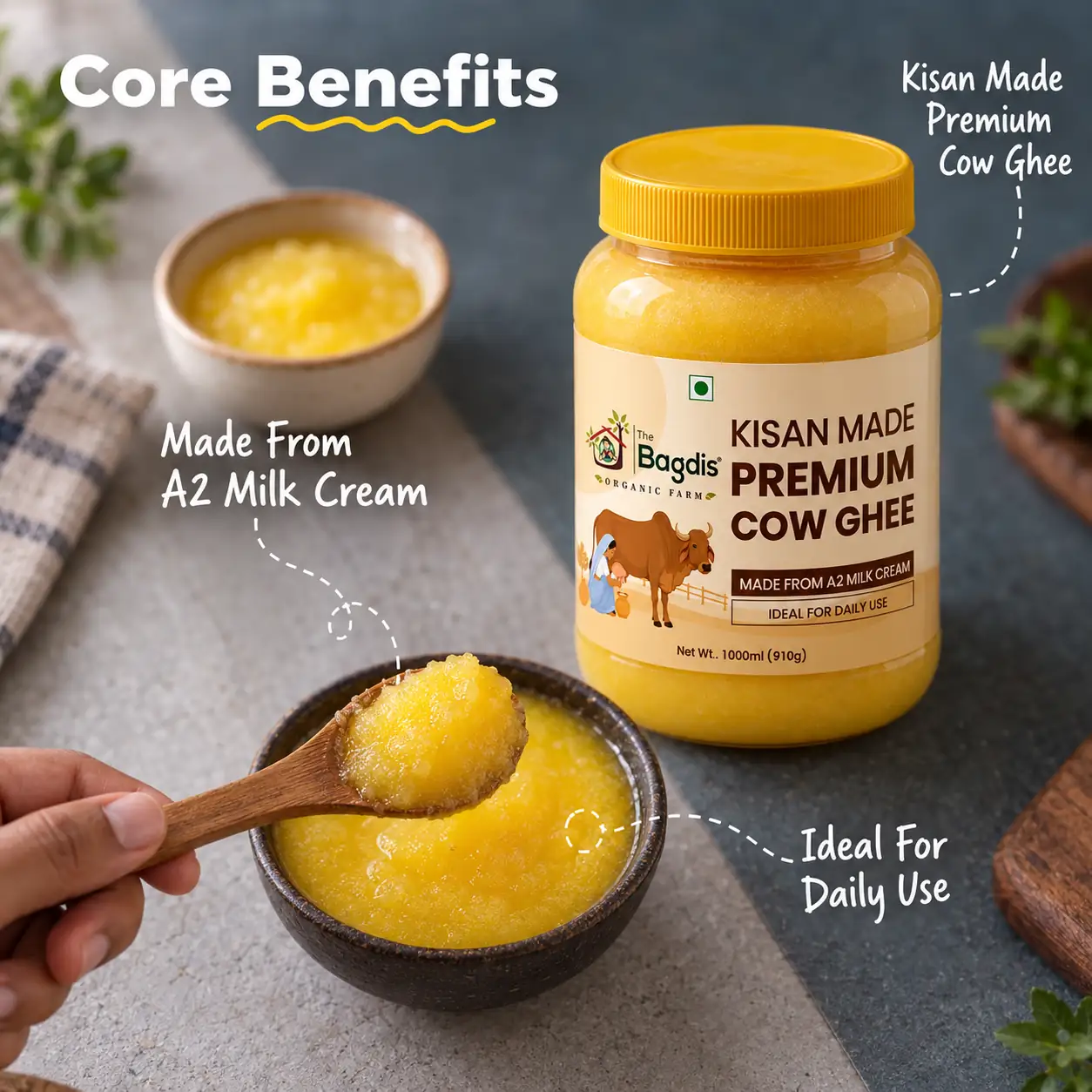 The-Bagdis-A2-Kisan-Made-Cow-Ghee-Charned-benefits-Amazon-Flipkart-Website.webp